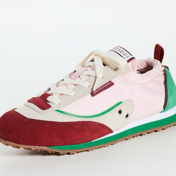 Zimmerman Pink Green Sneakers NWT Sz EU 40 US 10 - Picture 4 of 9